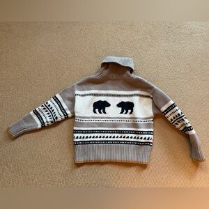 Parajumpers Beige and Black ski Sweater